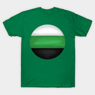 Neutrois pride flag colours sphere T-Shirt